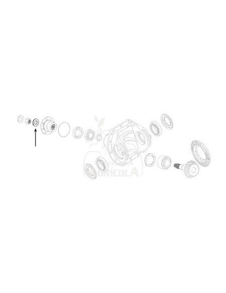 ARANDELA DE TOPE Ø 41 X 69 X 2 MM