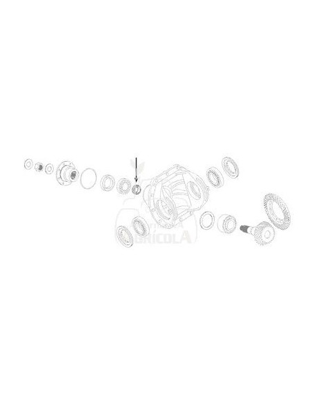 CASQUILLO Ø 42 X 45 X 22.7 MM