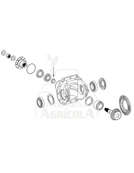 CASQUILLO Ø 42 X 45 X 22.7 MM