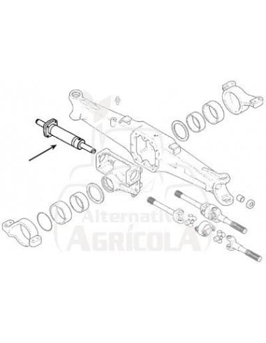 Cilindro de dirección Case-IH, New Holland 83957755