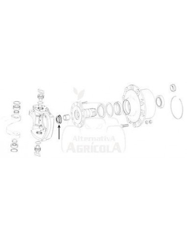 JUEGO DE JUNTAS Ø 36 x 52 x 11 mm