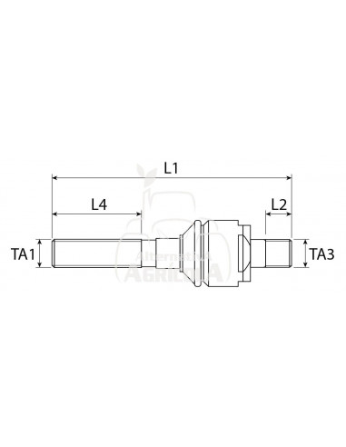 RÓTULA AXIAL M18 X 1.5 DERECHA - M20 X 1.5 DERECHA