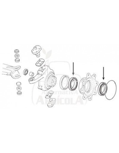 Rodamiento Ø 95 x 135 x 20 mm 2074263