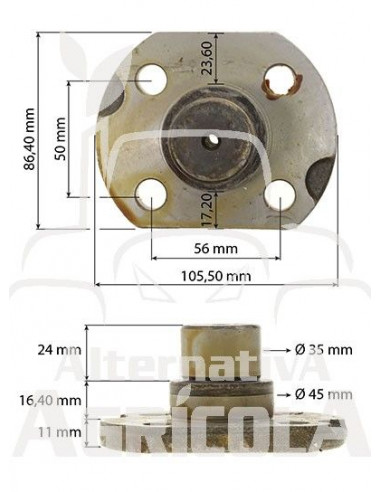 PIVOTE DE GIRO SUPERIOR