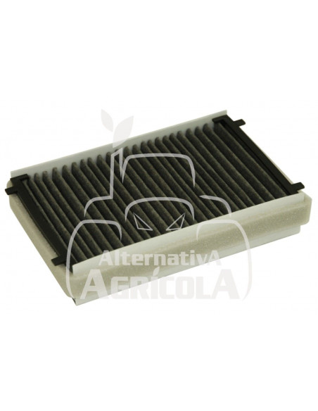 FILTRO DE CABINA CARBÓN ACTIVADO 190X128X39.75 MM