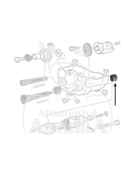 RODAMIENTO DE AGUJAS Ø 25.4 X 38 X 25.3 MM