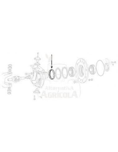 Retén Ø 169 x 180 x 8.8 mm Fendt 12013744