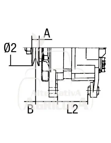 Alternador 150A 14V Case-IH, Fiat, Ford, New Holland LA89824834