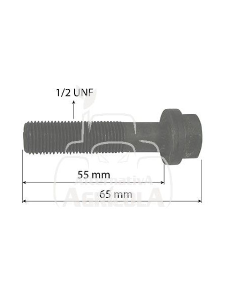 TORNILLO BIELA 1/2" UNF x L 56 mm
