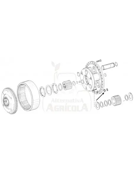 JUNTA DE COBRE Ø 30 x 36 x 2 mm