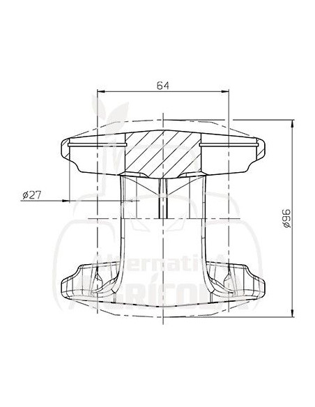 Horquilla nudo palier transmisión 040974R1