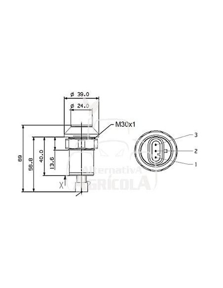 BOTON PTO GUARDABARROS TRASERO