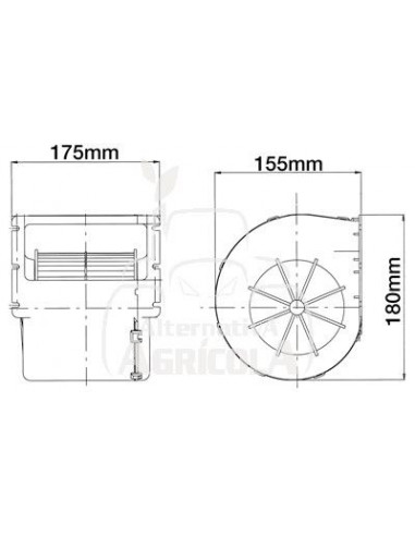 MOTOR DEL VENTILADOR 12v