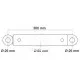 CILINDRO DE DIRECCIÓN Ø 25 mm - L 380 mm