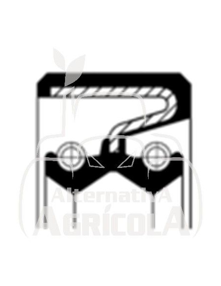 RETÉN DOBLE LABIO Ø 17 X 30 X 7 MM