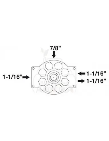 Bomba hidráulica 65 c.c. John Deere AR70722