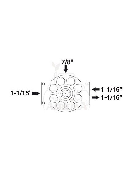 Bomba hidráulica 65 c.c. John Deere AR70722