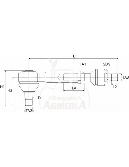 RÓTULA DE DIRECCIÓN + RÓTULA AXIAL