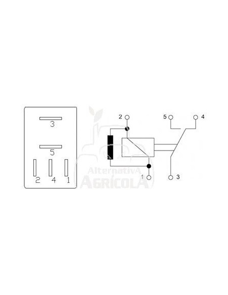 RELÉ 10/20 AMP 12V - CON LA RESISTENCIA