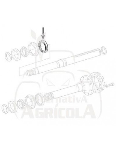 RETÉN Ø 136,88 x 94 x 9,53 mm