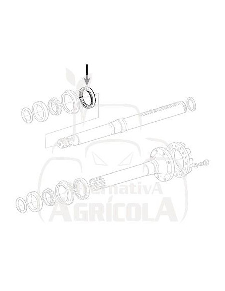 RETÉN Ø 136,88 x 94 x 9,53 mm