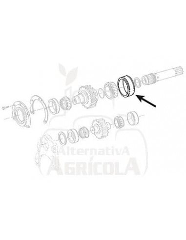 RODAMIENTO DE RODILLOS CÓNICO Ø 133,35 x 82,40 x 30,60 mm