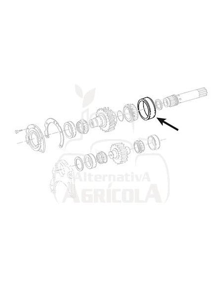 RODAMIENTO DE RODILLOS CÓNICO Ø 133,35 x 82,40 x 30,60 mm