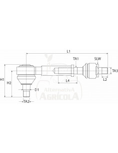 RÓTULA DE DIRECCIÓN + RÓTULA AXIAL