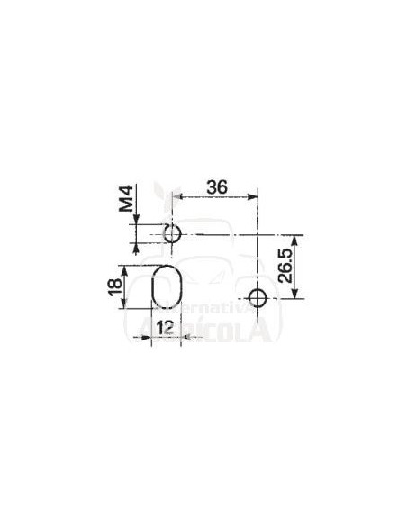 Piloto delantero izquierdo 190 x 96 mm New Holland, Case-IH 5180526