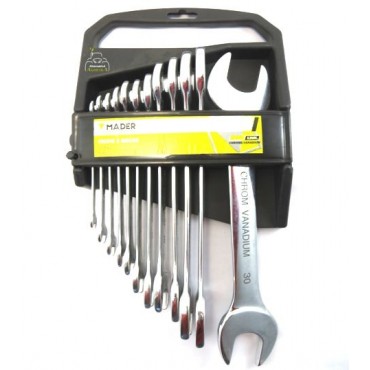 Juego llaves planas 12pzas profesional