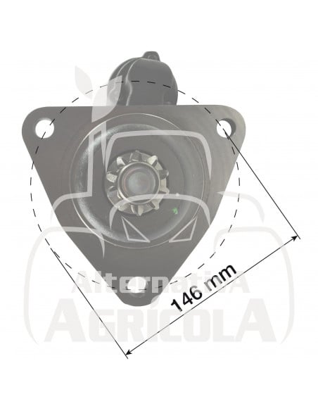 MOTOR DE ARRANQUE CON REDUCTOR 12V - 4,2 KW