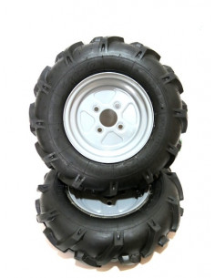 Juego ruedas neumáticas sin ejes 500 x 10