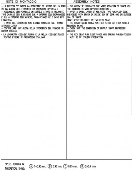GRUPO COMER 062CV 540rpm RELACIÓN [1:3] T-313J