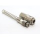 Enchufe rápido aire hembra y racord giratorio c/muelle tubo 6 x 8 mm