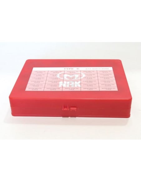 Caja gomas tóricas metrica 386 piezas