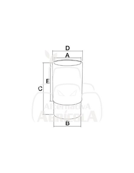CAMISA DE CILINDRO TERMINADA Ø 115 X 122 MM - L 235 MM
