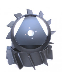 Juego ruedas metálicas sin ejes Ø4.00x100