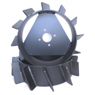 Juego ruedas metálicas sin ejes Ø4.00x100