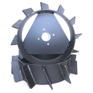 Juego ruedas metálicas sin ejes Ø 520 x 100 mm