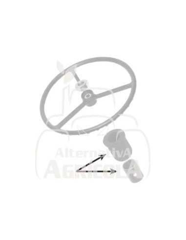 TAPA DEL VOLANTE CON CASQUILLO