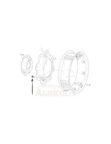 TUERCA DE RUEDA 5/8'' UNF