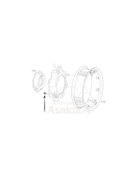 TUERCA DE RUEDA 5/8'' UNF