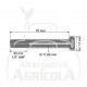 Tornillo de biela 7/16'' - UNF - L 70 mm Ford 375756X1