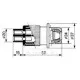 Clavija de plásticos 3 polos hembras - 12/24 v Fendt, Fiat, Ford 1964853C1