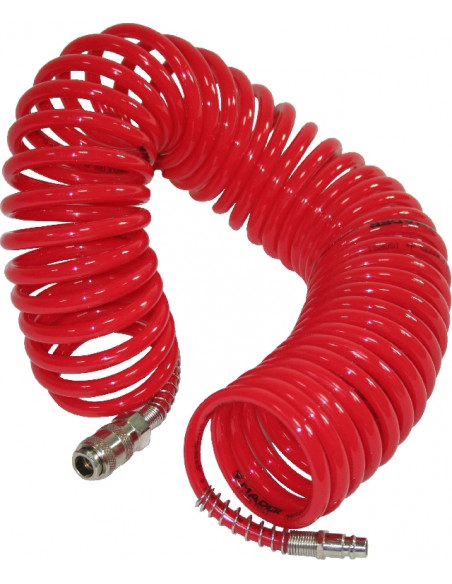 Manguera espiral poliuretano 10 mt aire comprimido