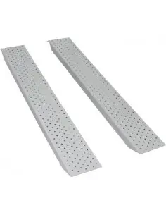 Juego de rampas metálicas 400kg para remolques