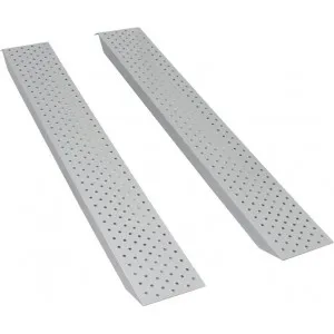 Juego de rampas metálicas 400kg para remolques