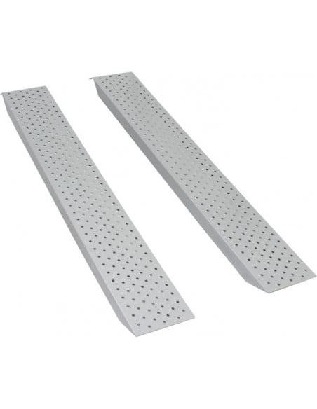 Juego de rampas metálicas 400kg para remolques