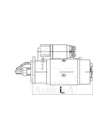 MOTOR DE ARRANQUE CON REDUCTOR 12V - 4,2 KW