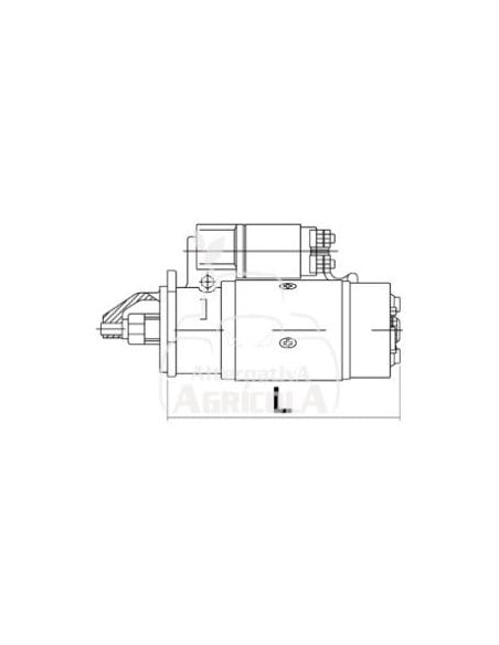 MOTOR DE ARRANQUE CON REDUCTOR 12V - 4,2 KW